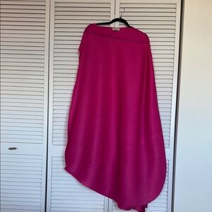 Choices Pink Asymmetrical Maxi Dress
